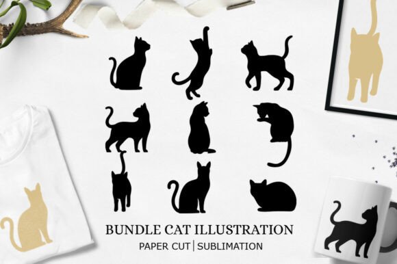 Bundle Cat Paper SVG Bundle Cat SVG