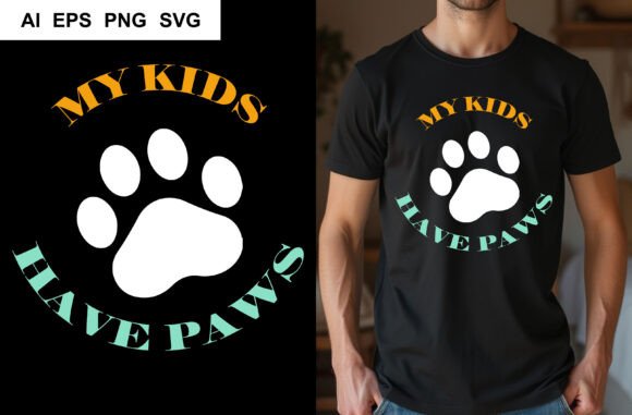 Cat Rescue Paws T-shirt Design