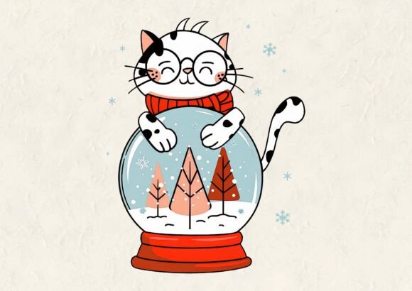 Christmas Cat Sublimation