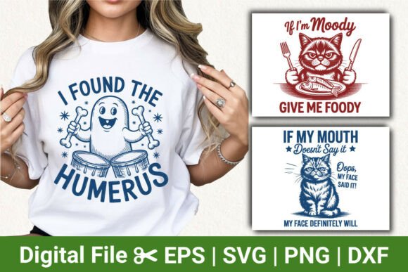 Funny Animal Lovers Ghost and Cat SVG