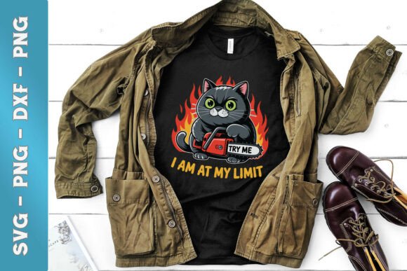 I Am at My Limit Crazy Cat SVG