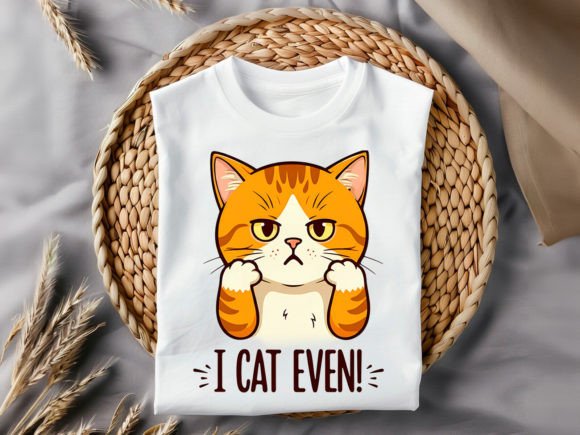 I Cat Even T-Shirt Design