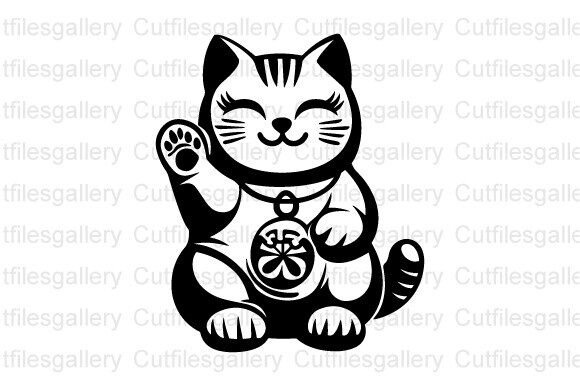 Japanese Lucky Cat SVG Review