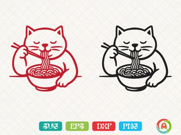 Ramen Cat SVG Review
